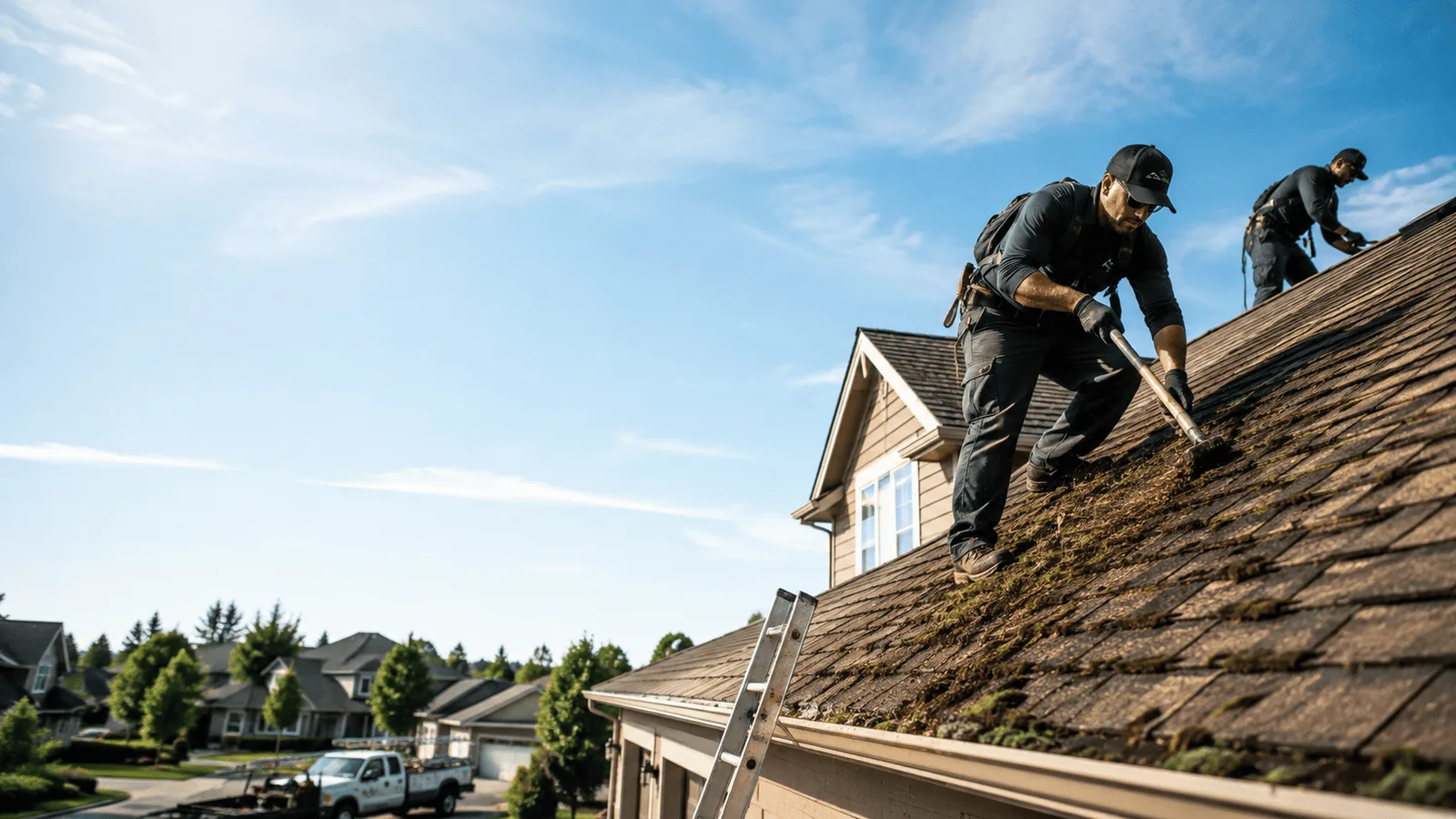 Roof Moss Removal in Mascoutah, IL near me